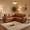 Light Brown, variant on L-Shape Sectional Sofa Bed with Pull Out Sleeper and Storage, Convertible Corner Couch with Cup Holders and Side Pockets, Coffee