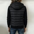 thumbnail image 6 of Enjoytime Quilted Jackets for Women Patchwork Knit Long Sleeve Zip Up Hooded Coat Warm Casual Lightweight Outerwear with Pocket, 6 of 7