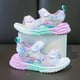 thumbnail image 1 of Disney Sandalias de verano para niña, zapatos de playa con suela de arcoíris a la moda, calzado deportivo informal para niños, zapatos de princesa Elsa para verano, 1 of 4
