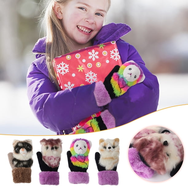 Xihbxyly Guantes de Invierno Tejidos, Lana Suave y Cálida, Diseño Elegante, Puños Extendidos para Mayor Protección, Ideales para Caminatas Al Aire Libre, Senderismo y Escalada, Regalo para Mujer, 24