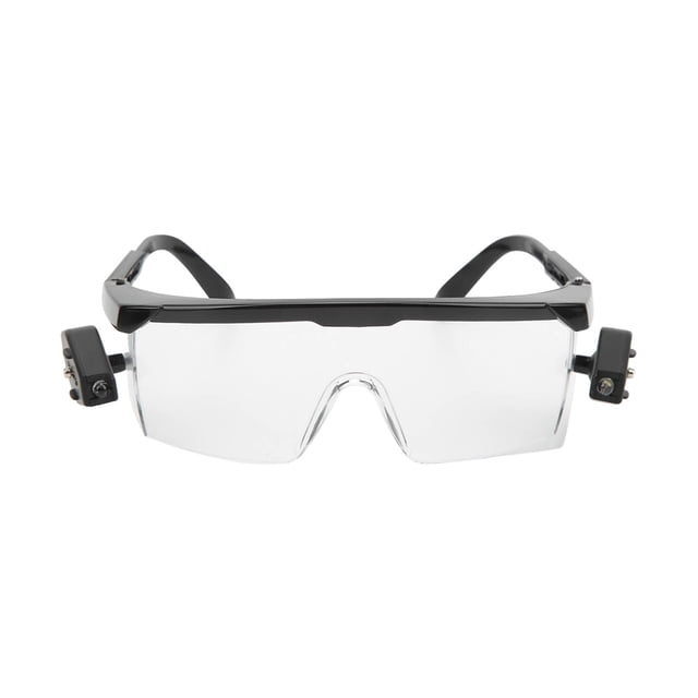 Gafas con luces,Gafas de seguridad Gafas de seguridad antiimpacto Gafas de seguridad antivaho Funcionalidad de alta precisión