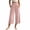 Pink, variant on CAIVO Women Casual Fold Over Waistband Yoga Pants Flowy Gaucho Pants With Pleated Detail Wide Leg Cropped Calf Length Comfort Solid Color Trendy Trousers