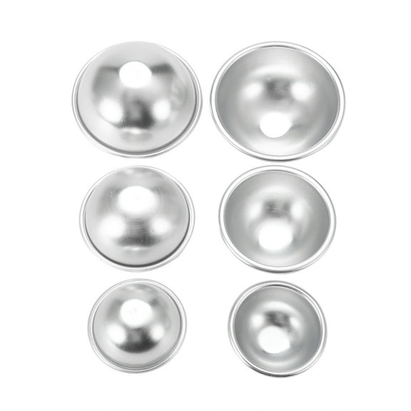 Handmade Aluminium Alloy Bath Bomb Molds Fizzy Crafting DIY Cake Mould Tools