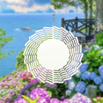 thumbnail image 3 of 12 Pack 8 Pouces Aluminium 3D Sublimation Essoreuse Double Face Cercle Sublimation Jardin Essoreuses, 3 of 5