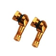 thumbnail image 2 of Dalazy 90 degree CNC Aluminum Universal Motorcycle Wheel Valve Stems Orange, 2 of 9
