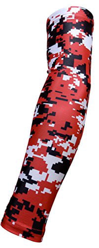 SportsFarm Youth & Adult Solid Color Moisture Wicking Compression Arm Sleeve 
