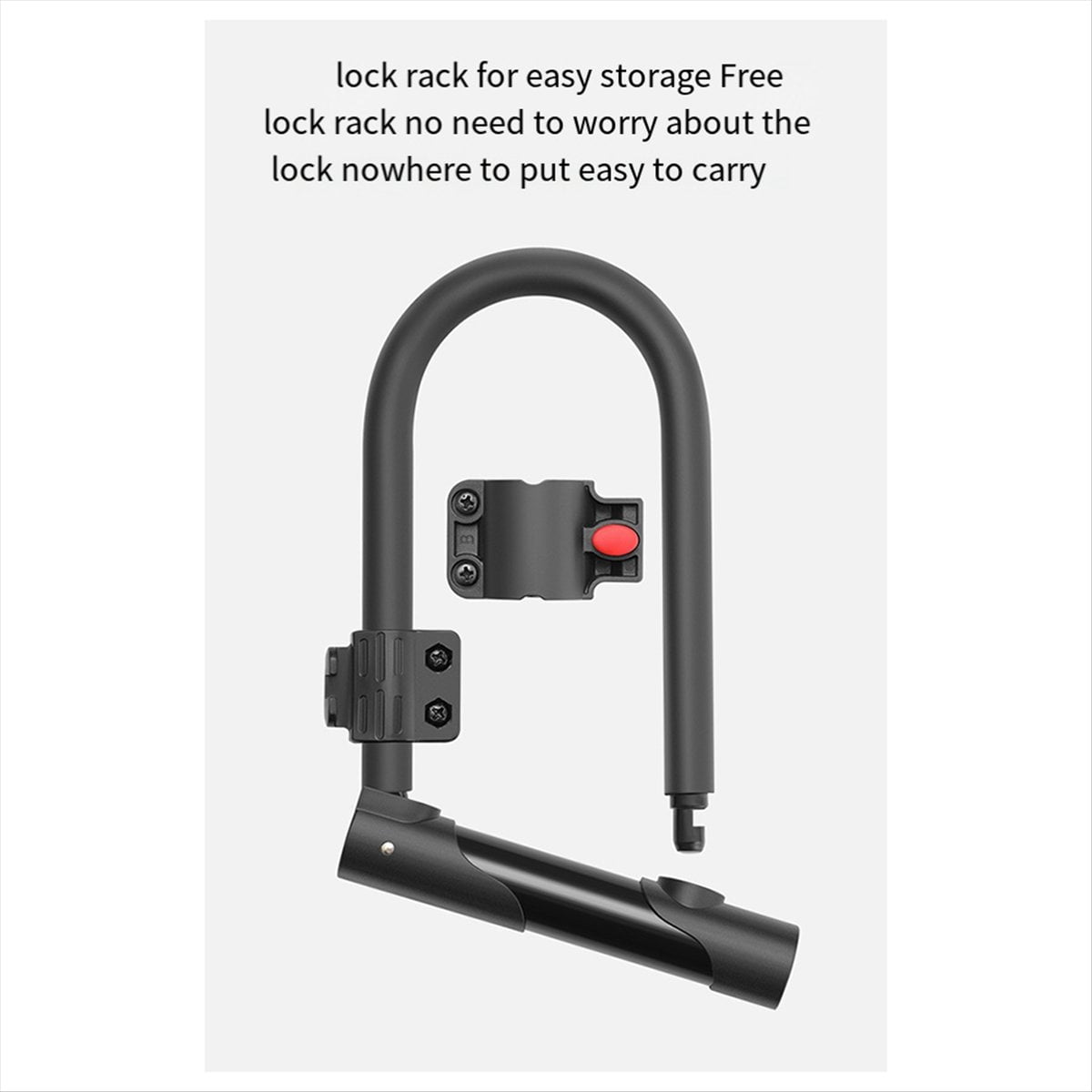 Simple Portable Bicycle U-Shaped Lock Anti-Theft Lock Anti-Hydraulic Shear Mountain Bike Riding Equipment