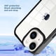 thumbnail image 3 of Entronix Funda Transparente para iPhone 14: Carcasa con Marco Cromado, Color Negro, 3 of 7