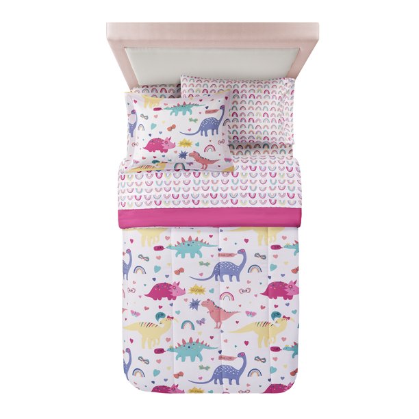 Your Zone Girl SheRex Camouflage Dinosaur 5 Piece Bed in a Bag