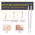 thumbnail image 2 of Kit Removedor Extractor Puntos Negros Espinillas y Acne Malubero Kit de Limpieza, 2 of 4