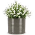 thumbnail image 2 of 4.7" Grey Glass Fashionista Ceramic Planter, 2 of 2