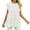 White, variant on fatyb Women's Dressy Tops Poms Ruffle Short Sleeve Crewneck Flowy Blouses Layered Loose Elegant Shirts