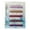 C, variant on Ma Nail Swatches Book for Manicurists | Display Book with Transparent Nails Art Salon Design | Blank Nail Organizer and Storage for Nail Color Display