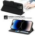 thumbnail image 2 of Flower Embossed Leather Wallet Case Compatible Samsung Galaxy S23 Ultra/s23 Plus/s23 With Wrist Strap, 2 of 5
