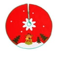 thumbnail image 2 of PRETXORVE Christmas Decorations, Christmas Tree Apron, Bottom Covering for Christmas Tree Decorations, Suitable for Christmas Tree Decoration, Christmas Family Party Festive Decoration, 2 of 5