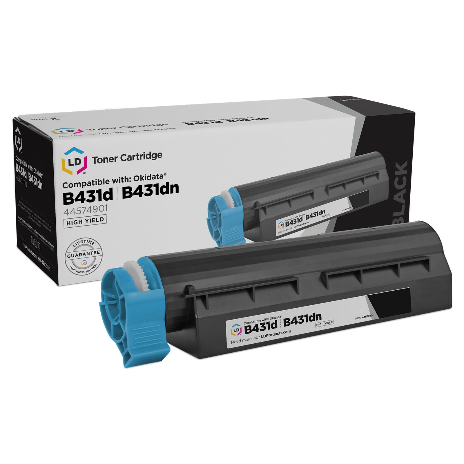 pala Eclipse solar Residuos LD Compatible Replacement for Okidata 44574901 High Yield Black Laser Toner  Cartridge for use in Okidata MB461 MFP, MB471, MB471W, OKI B431d, and B431dn  s - Walmart.com