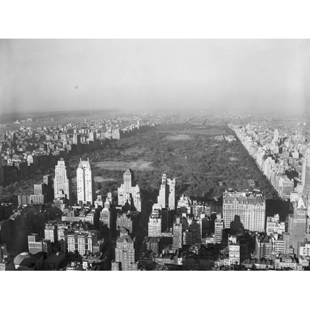 Aerial View of Central Park Print Wall Art