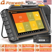 Foxwell NT909 Automotive Bi-Directional Diagnostic Scan Tool All Systems OBD2 Scanner ECU Coding Active Test 30+ Reset Services Car Code Reader Scanning Tablet Car Doctor EOBD OBDII Auto Live Data