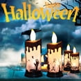 thumbnail image 2 of Luces de vela de terror para Halloween, luz de vela electrónica LED aterradora, accesorios de decoración para interiores, fiesta, hogar, decoración de Casa Encantada, 2 of 4