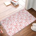 thumbnail image 4 of Gukieu Cute Rabbit Carrot Print Dust-proof Floor Mats, Water-absorbent and Non-slip Flannel Door Mats 16x24in, Home Decoration Suitable for Kitchen, Bathroom, Garage, 4 of 7
