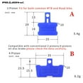 thumbnail image 2 of 2/3pcs Blue Hydraulic Disc Brake Instert Tool Spreader Piston Retainer Brake Caliper Pad Bleed Spacer Bicycle Brake Spacer 2PCS STYLE C, 2 of 8