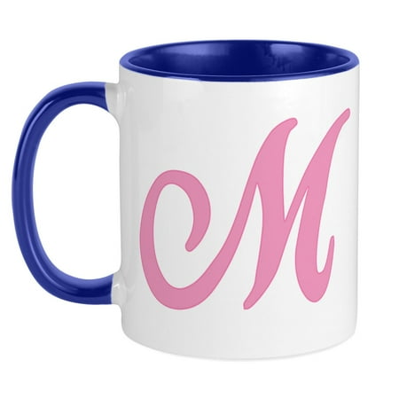 

CafePress - M Initial Mug - Ceramic Coffee Tea Novelty Mug Cup 11 oz