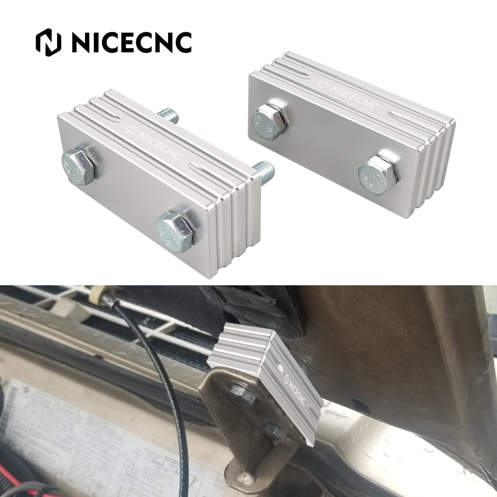 Hood Spacer Risers Set Hood Lift Kit For Jeep Cherokee XJ 19842001 CNC