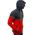 thumbnail image 4 of Oucaili Chaqueta con capucha para hombre Abrigo Sudadera Cálido Invierno Cremallera Bolsillos delanteros Ropa de abrigo Entrenamiento, 4 of 5