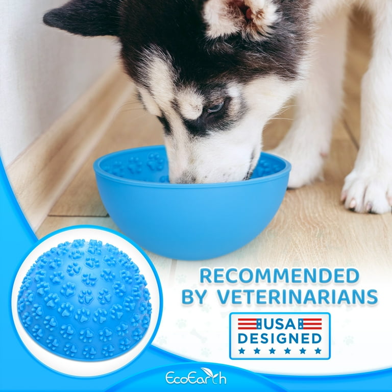 Anxiety-relieving Slow Feeder Pet Bowl For Dogs And Cats