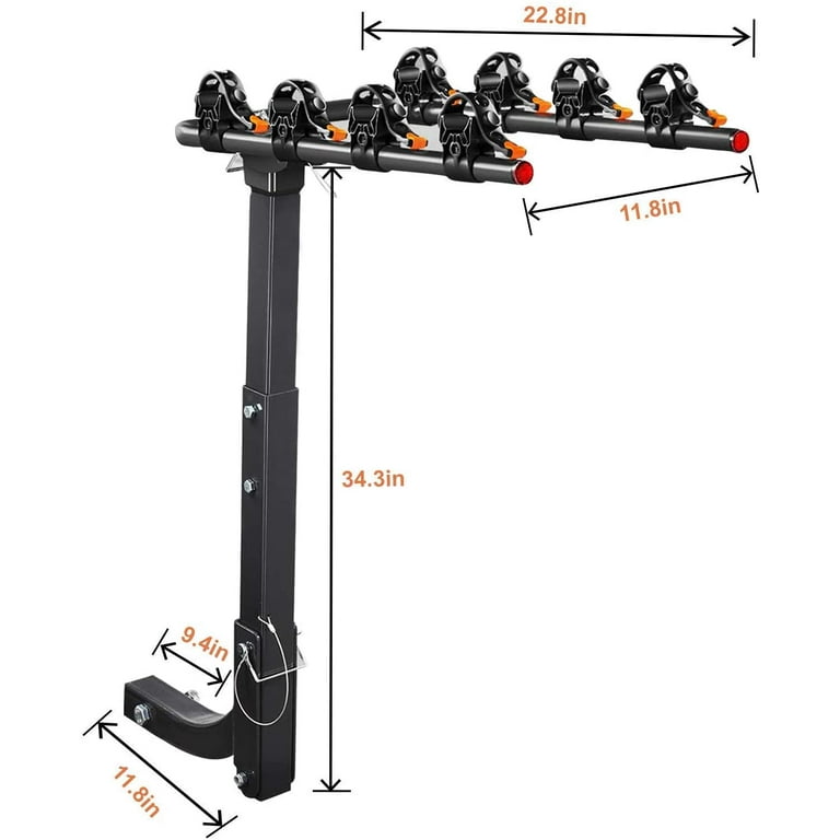 Venzo 4 bike rack hotsell