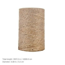 Milisten Floral Rope Jute Twine Natural Jute 1 Roll