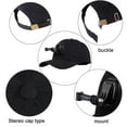 thumbnail image 2 of Camera Mount Ducktail Hat Baseball Cap with J-Hook Mount for Gopro 8 7 6 5 4 3 Accessories, 2 of 9