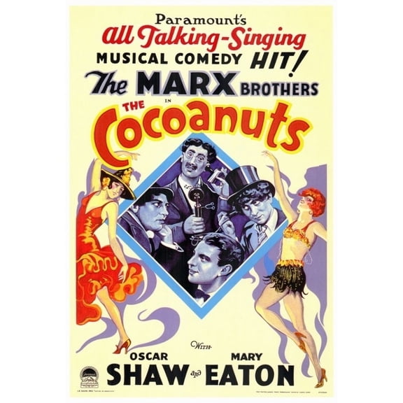 Posterazzi MOVIF3179 The Cocoanuts Movie Poster - 27 x 40 in.