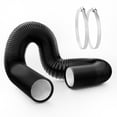 thumbnail image 1 of Air Ducting Simple Deluxe de PVC de 4 pulgadas y 8 pies con papel de aluminio, 1 of 7