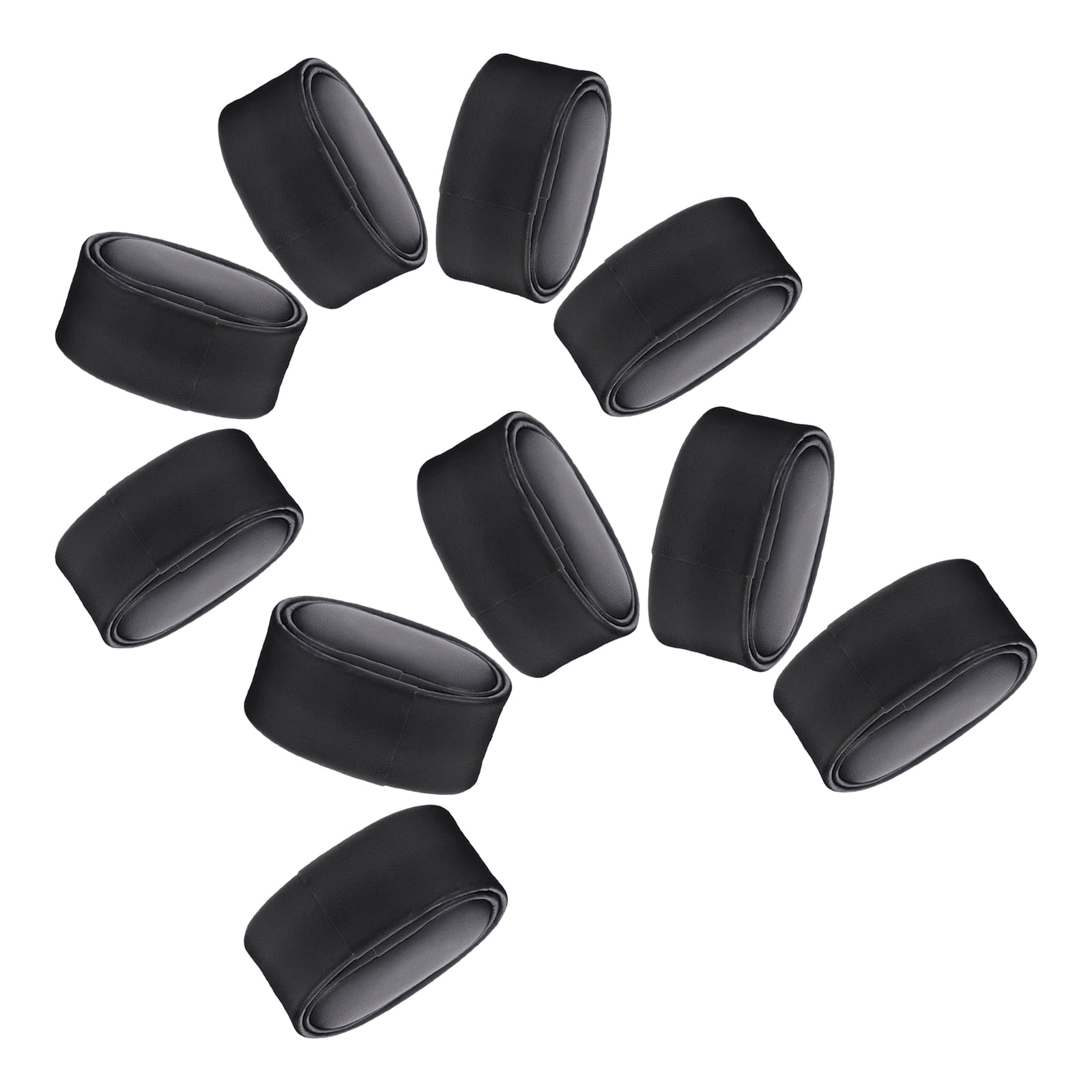 LITINKIMI Black PU Watch Winder Cushions for Secure Storage and Stylish Display, Set of