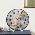 thumbnail image 4 of Yayeee Wall Clock Battery Operated 11.9" Silent Quartz Non-Ticking for Living Room Decor, Beautiful Floral, 4 of 8