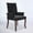 Black, variant on Upholstered Chenille Fabric Accent Dining Chair, Curved Solid Wood Legs, Dining Chairs with Arms & Nailhead Trim, Elegant Tufted Club, Modern Farmhouse Dining Room, for Dining, Kitchen & Living Room