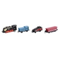 thumbnail image 2 of XYCCA Classical Alloy Plastic Simulated Steam Train Pull back Model Kid Child Toy Gift (Black)-0824, 2 of 5