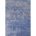 thumbnail image 1 of Ahgly Company Indoor Rectangle Mid-Century Modern Azure Blue Oriental Area Rugs, 3' x 5', 1 of 6