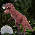 thumbnail image 2 of Electric Remote Control Walking Dinosaur Toy Light-Up Sound Action Figure Gifts, 2 of 5