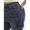 thumbnail image 4 of No Boundaries Cargo Skinny Jeans, 28'' Inseam, Women's, 4 of 4