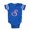 Royal Blue, variant on CafePress - S Pink Initial_Tr - Cute Infant Baby Football Bodysuit