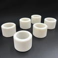 thumbnail image 3 of Morden White Real Marble Napkin Rings For Kitchen/Wedding - 48 Pieces, 3 of 6