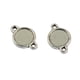 thumbnail image 2 of 100 piezas colgantes de dos cara espacios en Configuración de Bandeja de fabricación de joyas Accesorios 10 mm, 2 of 7
