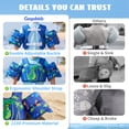 thumbnail image 6 of Koorium 2-in-1 Toddler Swim Vest Life Jacket for Kids,Pool Floaties Puddle Float Jumper 24-66lbs,Toddler Arm Floaties Swim Jacket Water Wings for kids Boys Girls, 6 of 11