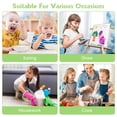 thumbnail image 2 of 2pcs Waterproof Long-sleeved Translucent Painting Apron Children PVC Smock Apron for Drawing, 2 of 8