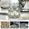 thumbnail image 6 of Yayeee Ashtray with Lid for Cigarette Smokeless Stainless Steel Home Ash Holder, Winter Goose Scarves, 6 of 7