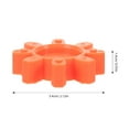 thumbnail image 2 of Raindrops Flexible Rubber Pad Plum Shape Jaw Coupling Spider Plum Coupling Insert Cushion, 2 of 8