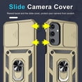 thumbnail image 2 of KOMI Compatible with Samsung Galaxy A16 5G Case Built in Slide Camera Lens Cover+Screen Protector+Finger Ring Holder Kickstand,Heavy Duty Shockproof Full Body Phone Cover,2025 Gold, 2 of 5