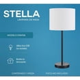 thumbnail image 3 of lampara de mesa estilo minimalista modelo stella, 3 of 4